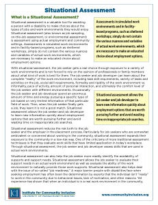 Situational Assessment Packet